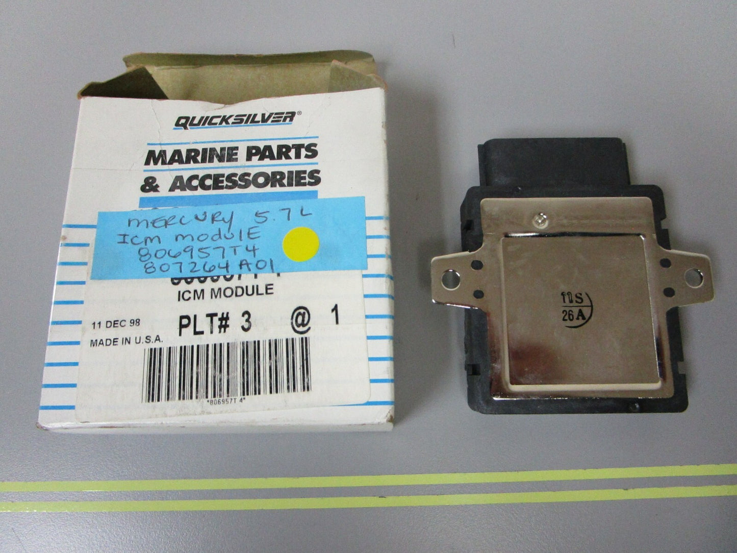 *NEW OEM* 0720 Mercury Quicksilver 5.7L Alpha ICM Module 806957T4 807264A01