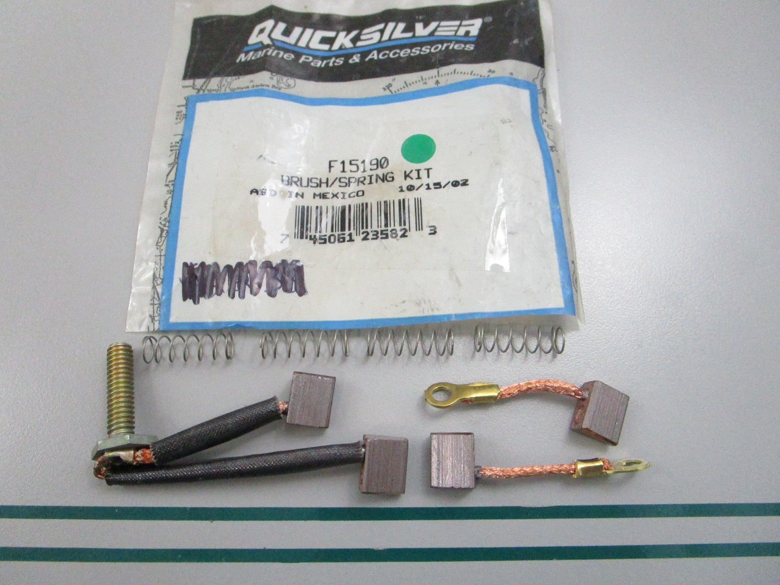 NEW OEM F15190 Mercury Quicksilver Brush/Spring Kit 0810