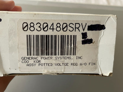 NEW OEM 0830480SRV Generac Potted Voltage Regulator W/O Fin 0720