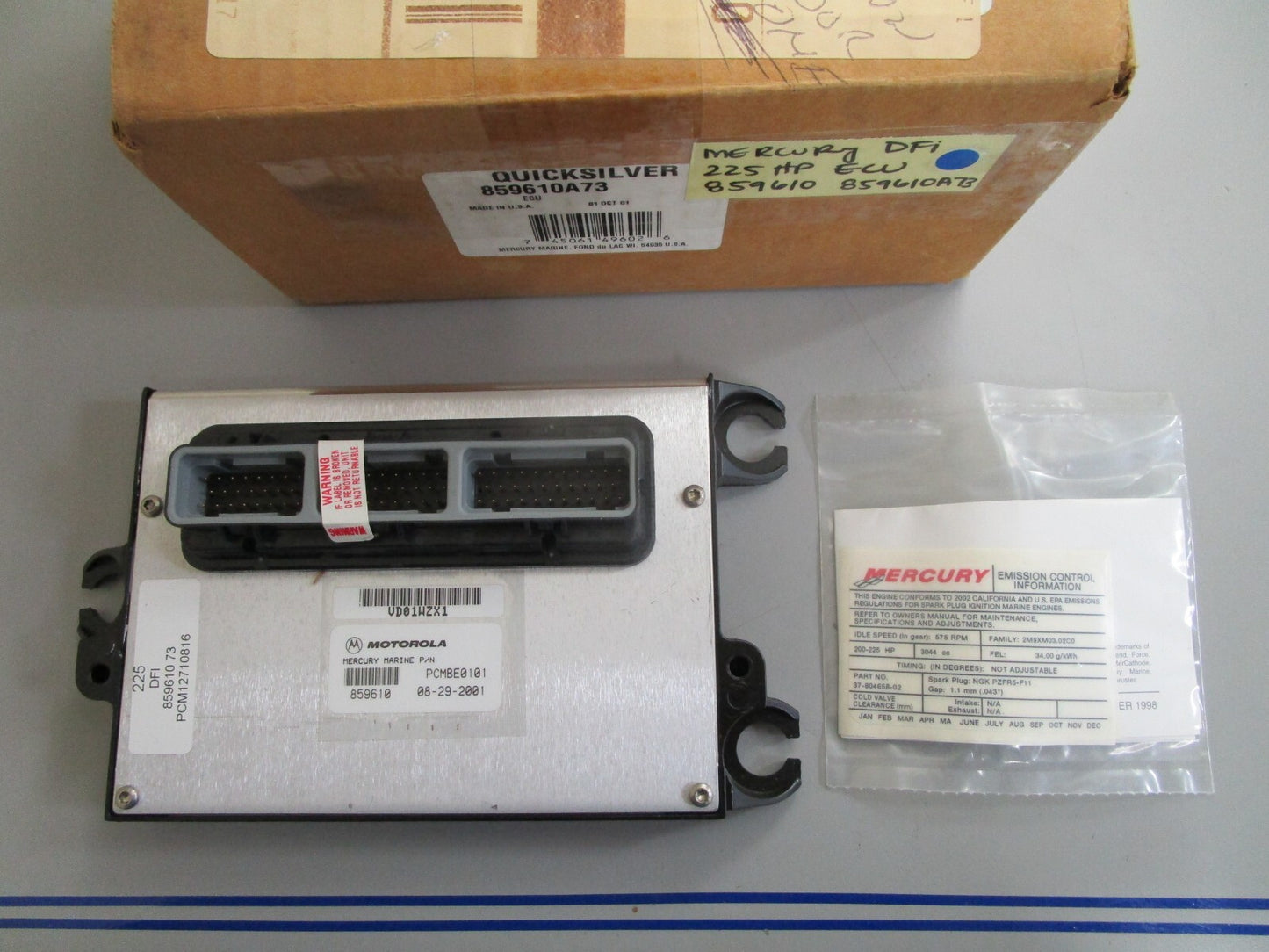 *NEW OEM* 0820 Mercury Quicksilver DFI 225HP ECU 859610 85910A73