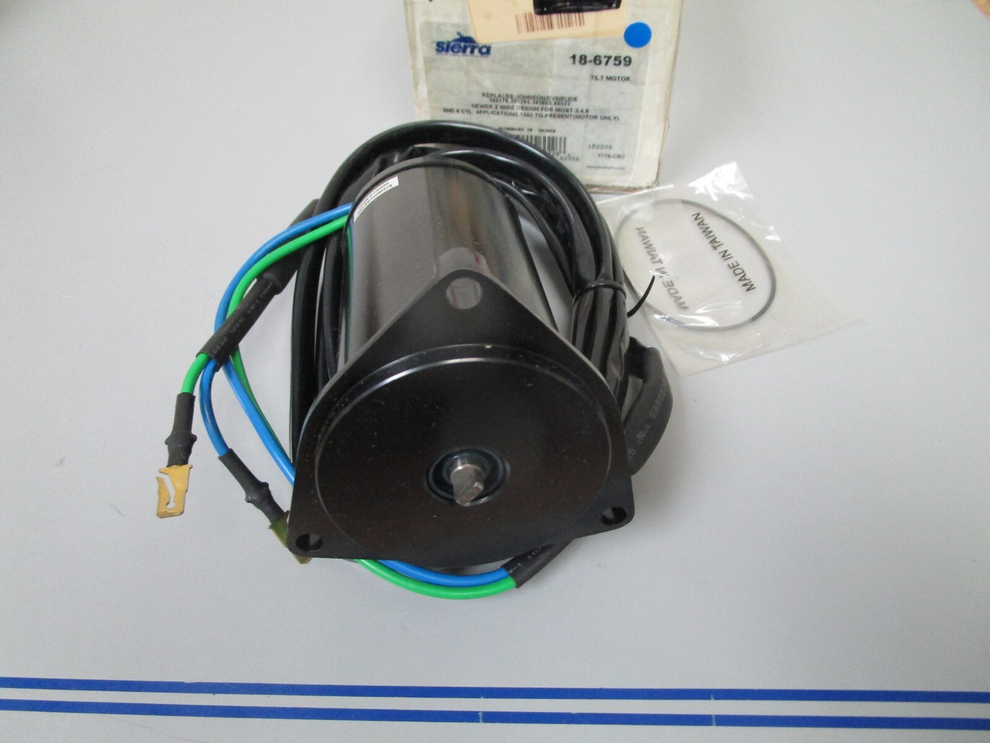 *NEW* 0720 Sierra 2 Wire Tilt Motor Ay 18-6759 Replaces: 394176 391264 393988