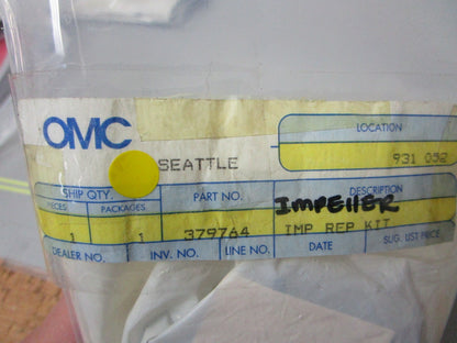 *NEW OEM* 0720 OMC Johnson Evinrude Impeller Repair Kit 379764 0379764