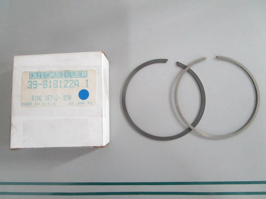 NEW OEM 39-818122A1 Mercury Quicksilver .030 2 Piston Ring Set 0820