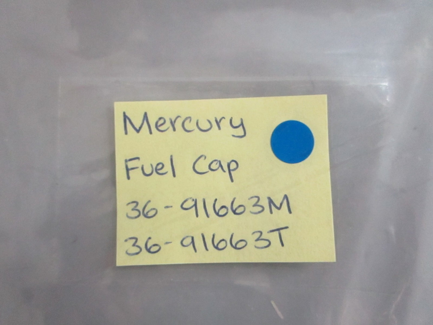 *NEW OEM* 0820 Mercury Quicksilver Fuel Cap 36-91663M 36-91663T