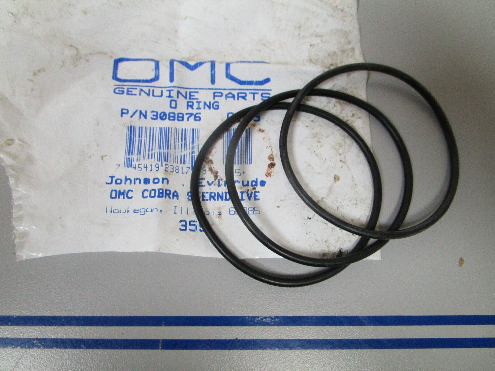 *NEW OEM* (LOT OF 3) 0810 OMC Johnson Evinrude O-Ring 308876 0308876