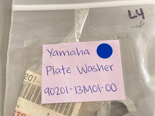 *NEW OEM* (LOT OF 4) 0810 Yamaha Plate Washer 90201-13M01-00