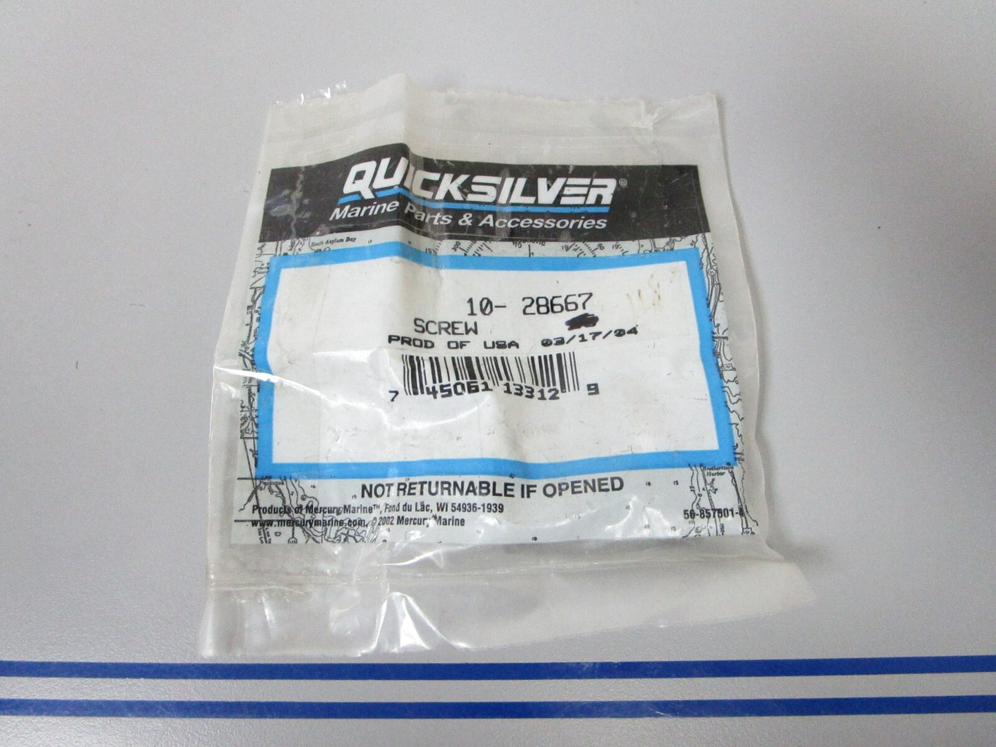 *NEW OEM* (LOT OF 9) 0810 Mercury Quicksilver Screw 10-28667