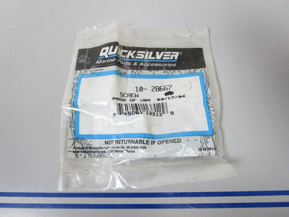 *NEW OEM* (LOT OF 9) 0810 Mercury Quicksilver Screw 10-28667