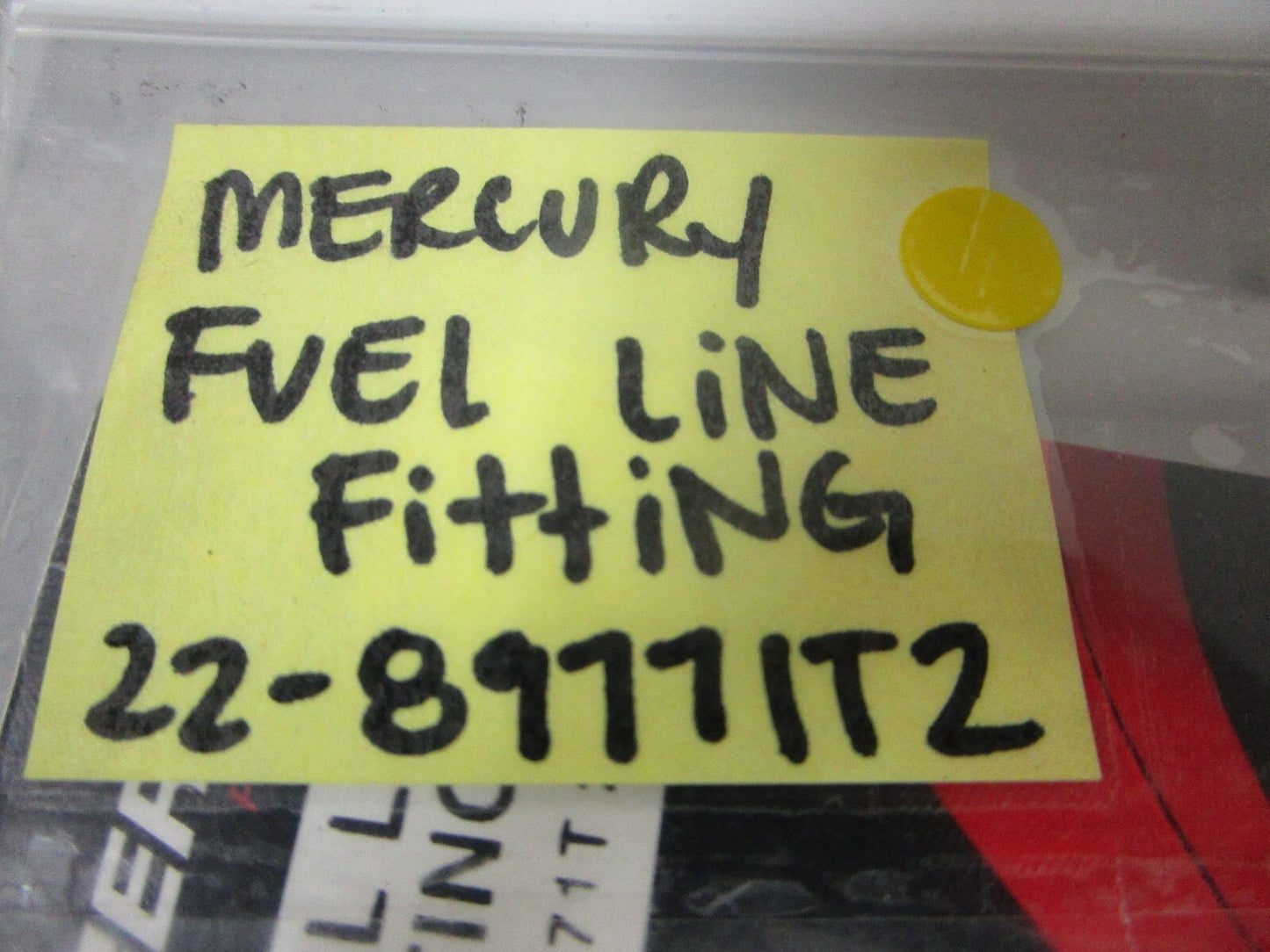 *NEW OEM* 0810 Mercury Quicksilver Fuel Line Fitting 22-89771T2