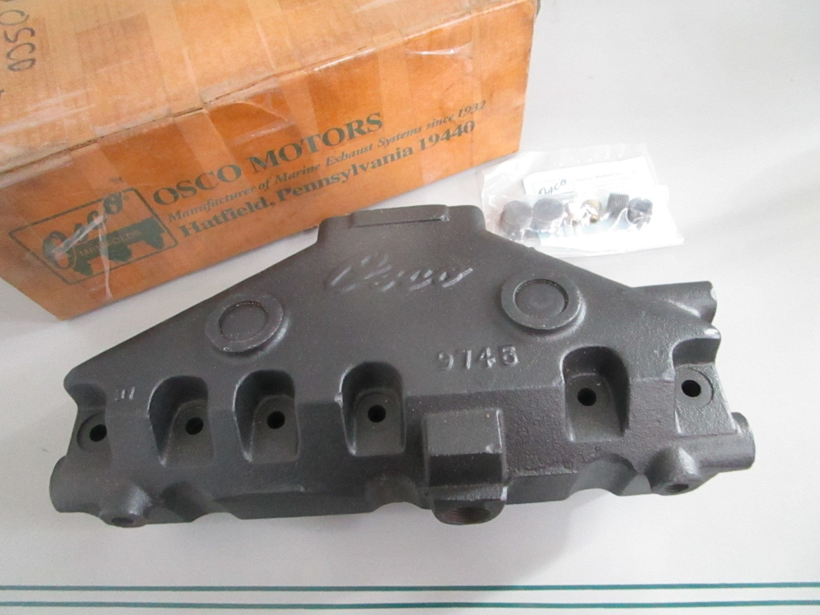 NEW 9745 Osco Exhaust Manifold For MerCruiser 3.8 4.3 99746A8, 99746A17, 99746A3