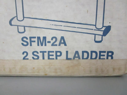 *NEW OEM* 0820 Dotline 2-Step Folding Transom Ladder SFM-2A
