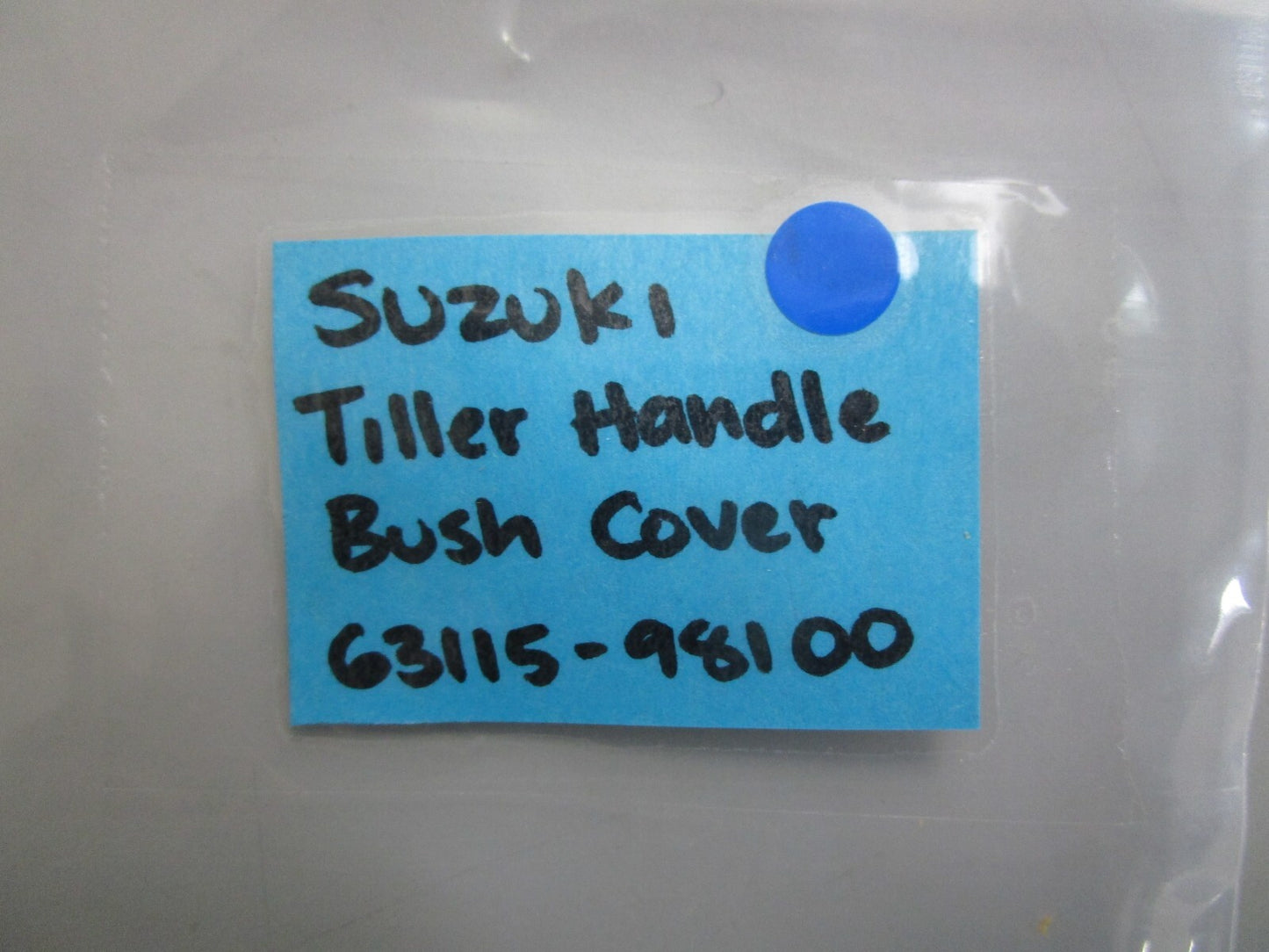 *NEW OEM* 0810 Suzuki Tiller Handle Bush Cover 63115-98100
