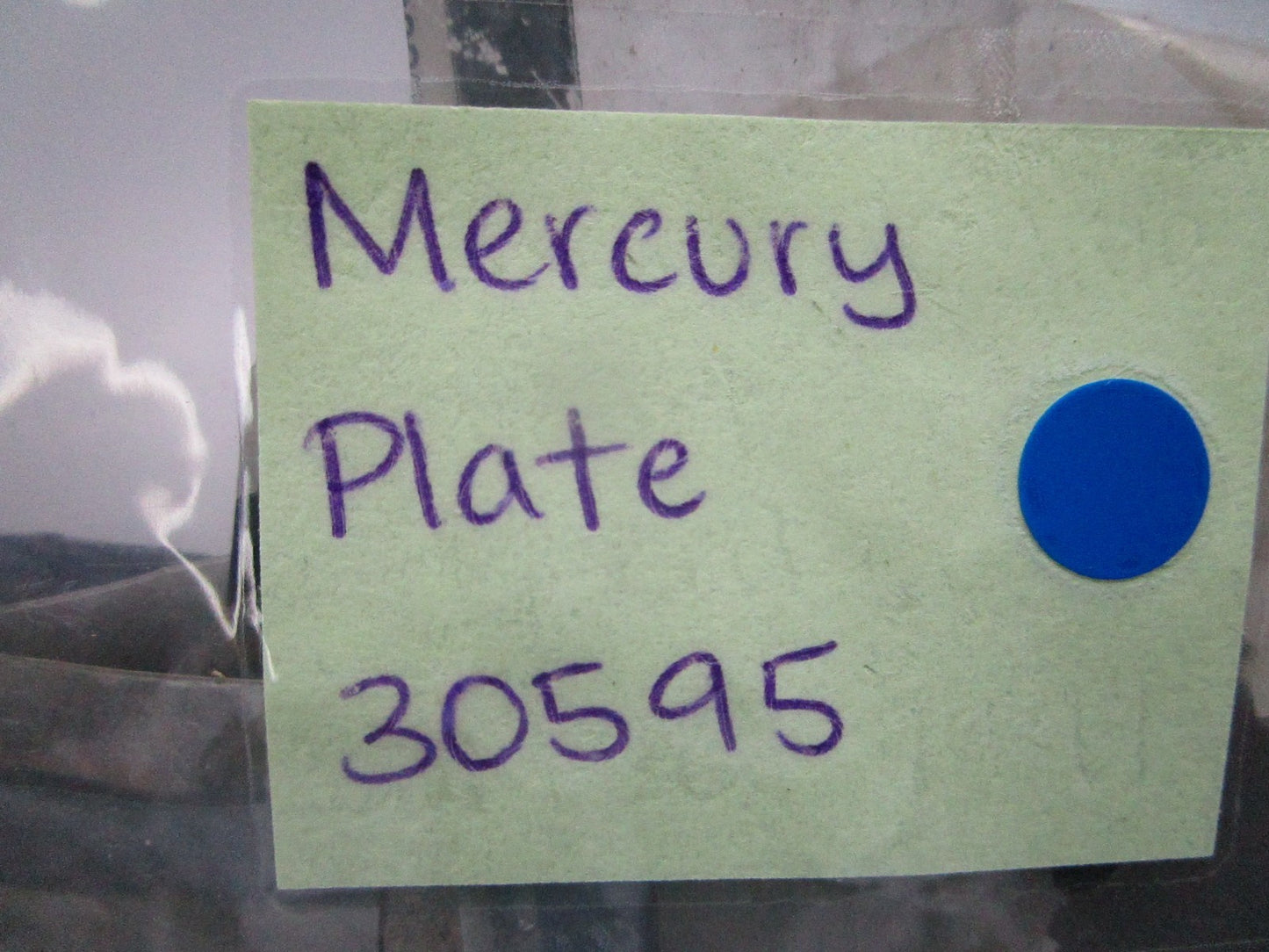 *NEW OEM* 0810 Mercury Quicksilver Plate 30595