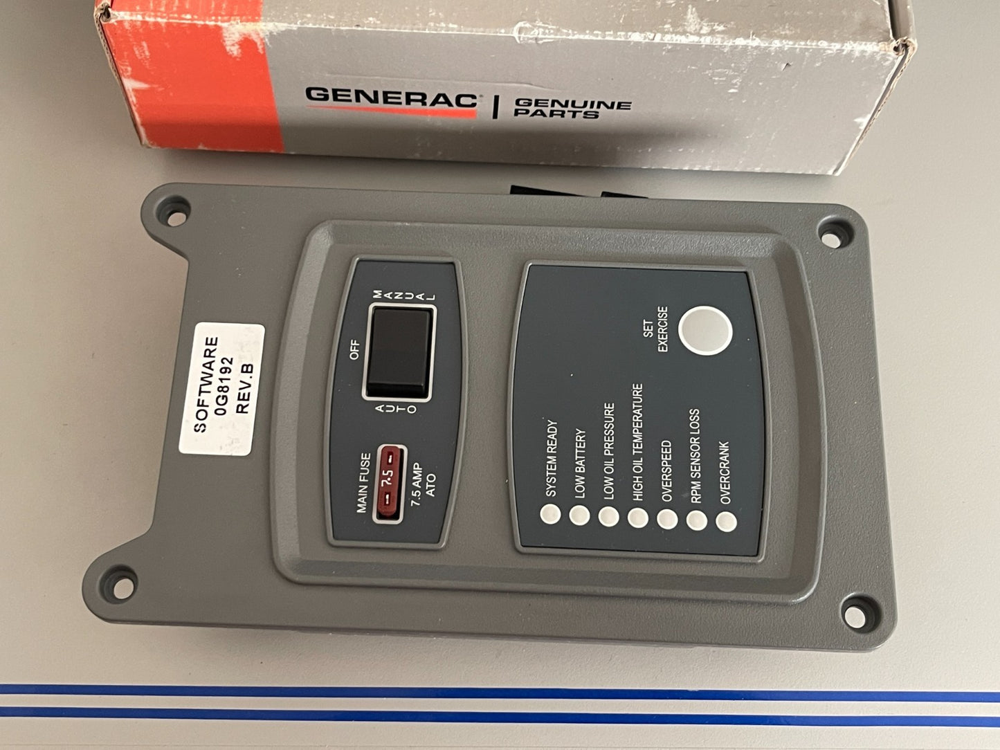 *NEW OEM* 0720 Generac AC HSB 8KW Control Panel 0G79010SRV