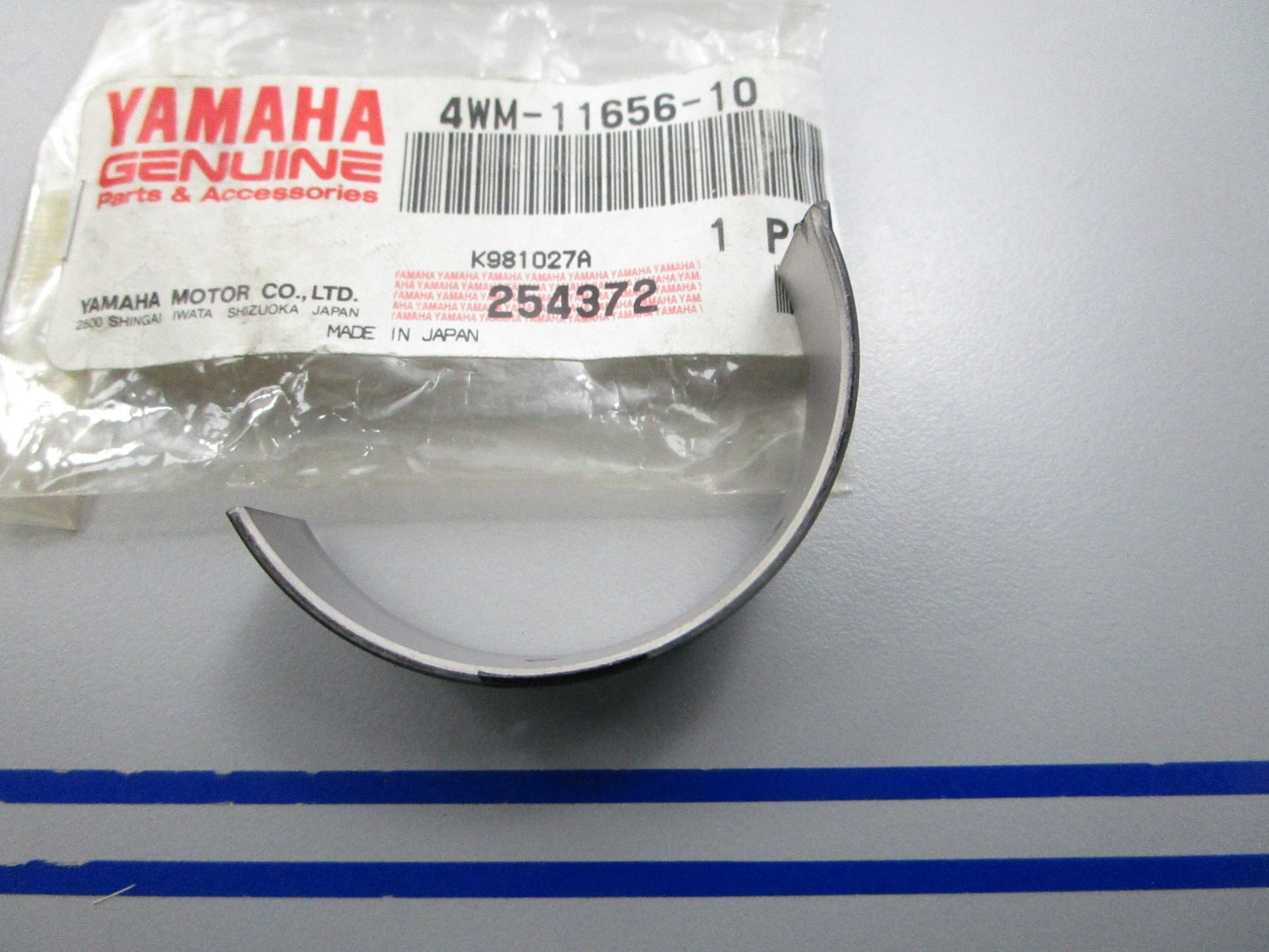 NEW OEM 4WM-11656-10-00 Yamaha Plane Bearing 0810