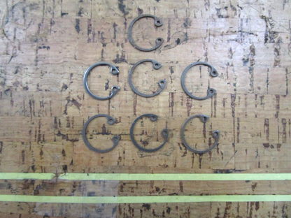 *NEW OEM* (LOT OF 7) 0750 OMC Johnson Evinrude CIRCLE CLIP 302577 0302577