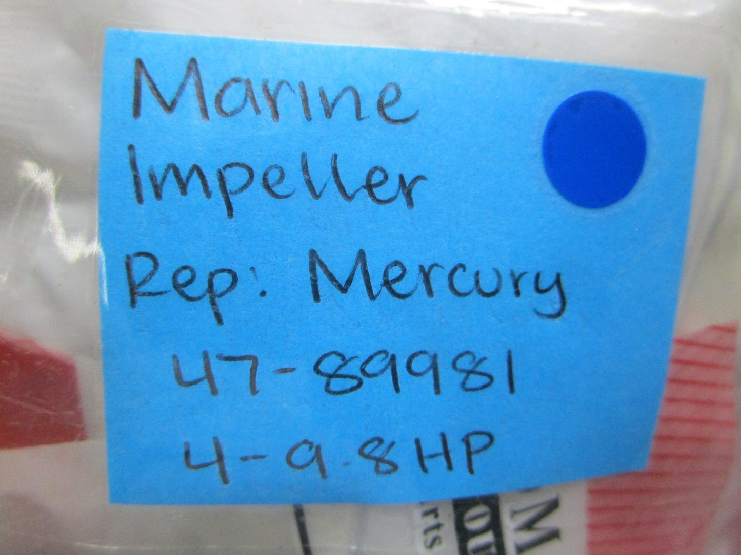 *NEW* 0810 Marine Impeller Replaces: Mercury 47-89981 4-9.8HP
