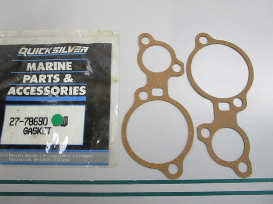 NEW OEM (LOT OF 2) 27-78690 Mercury Quicksilver Gasket 0810