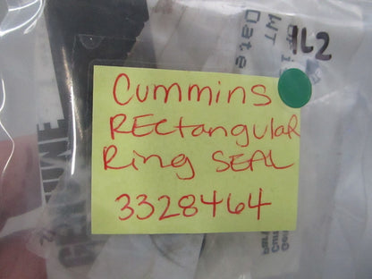 NEW OEM (LOT OF 2) 3328464 Cummins Rectangular Ring Seal 0810