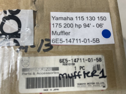*NEW OEM* 0670 Yamaha 115 130 150 175 200 hp 94' - 06' Muffler 6E5-14711-01-5B