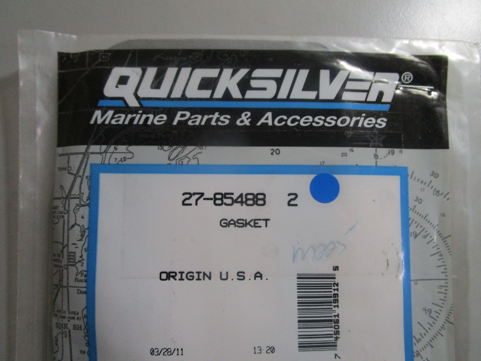 *NEW OEM* (LOT OF 2) 0770 Mercury Quicksilver Gasket 27-85488