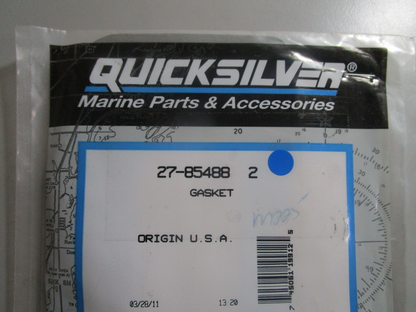 *NEW OEM* (LOT OF 2) 0770 Mercury Quicksilver Gasket 27-85488