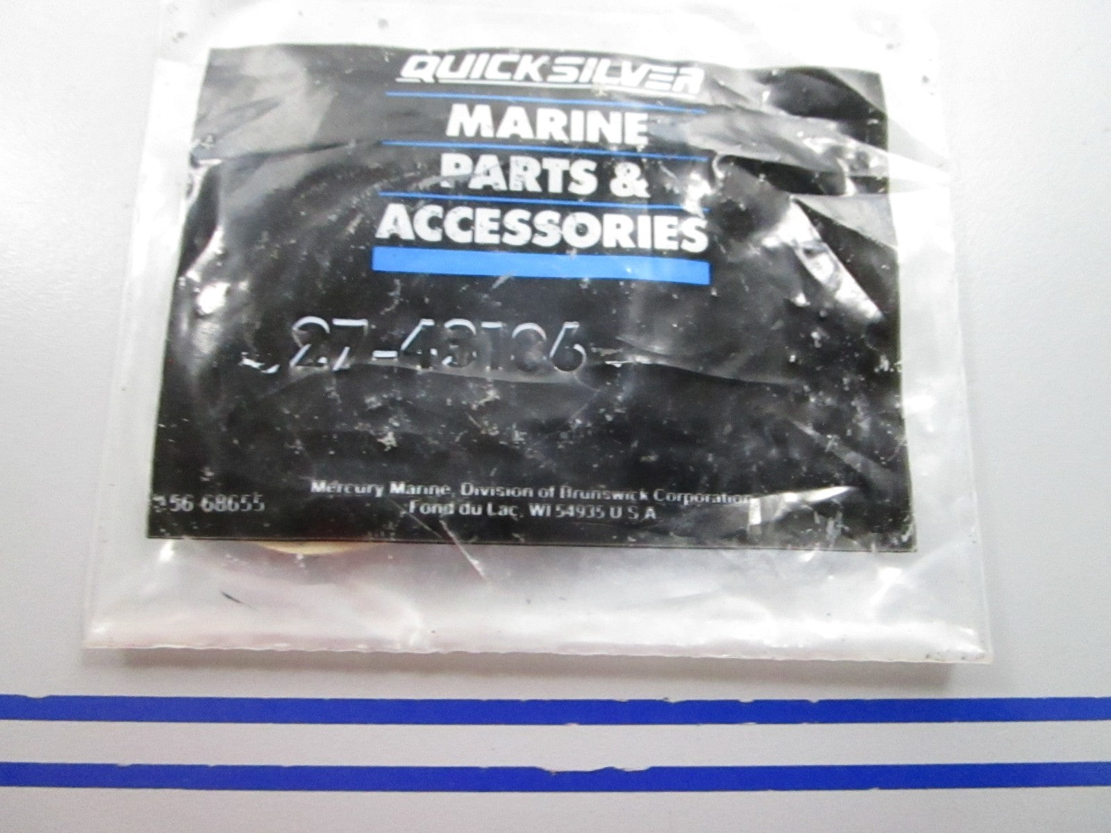 NEW OEM 26-43186 Mercury Quicksilver Gasket 0810