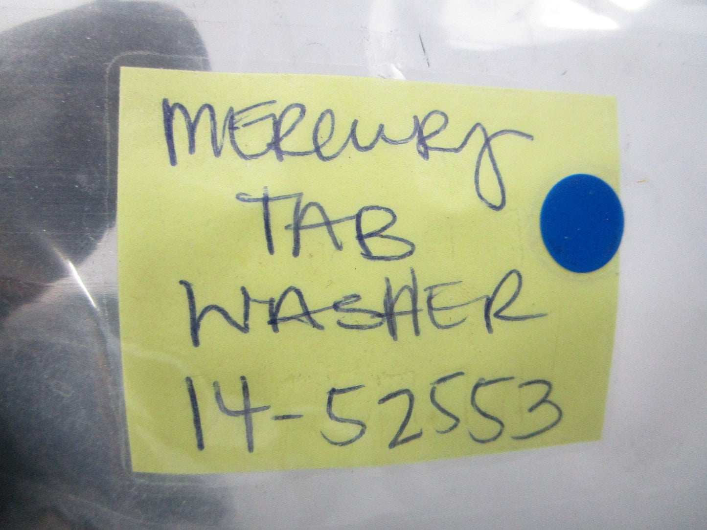 NEW OEM 14-52553 Mercury Quicksilver Tab Washer 0810