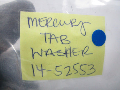 NEW OEM 14-52553 Mercury Quicksilver Tab Washer 0810