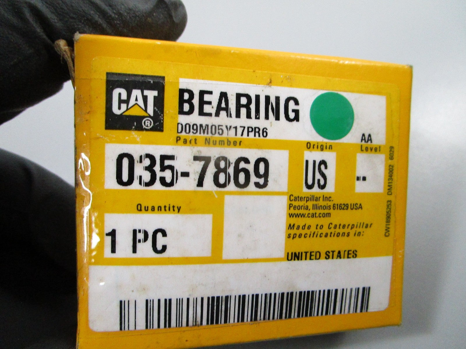 NEW OEM 035-7869 CAT Bearing 0810