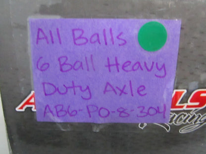 All Balls NEW AB6-PO-8-304 Polaris RZR 570 800 6 Ball HD Front Axle NOS 0820
