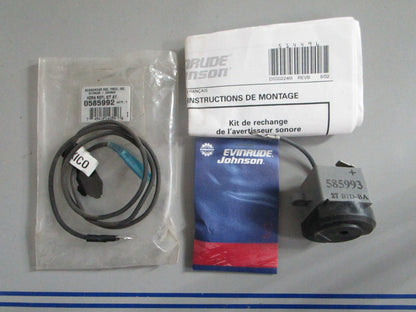 NEW OEM 585992 0585992 OMC Johnson Evinrude Horn Replacement Kit 0820