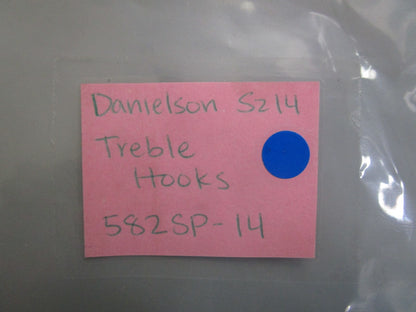 *NEW* 0770 Danielson Size 14 Treble Hooks 582SP-14