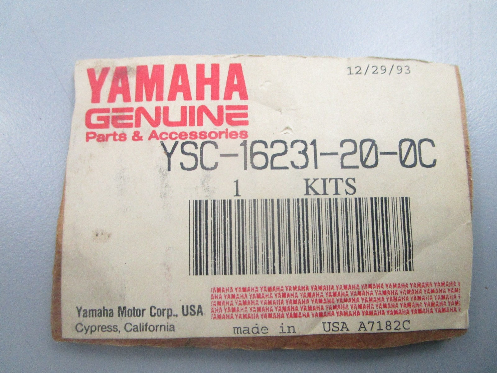 NEW OEM Yamaha YSC-16231-20-0C Oil Filter 0810