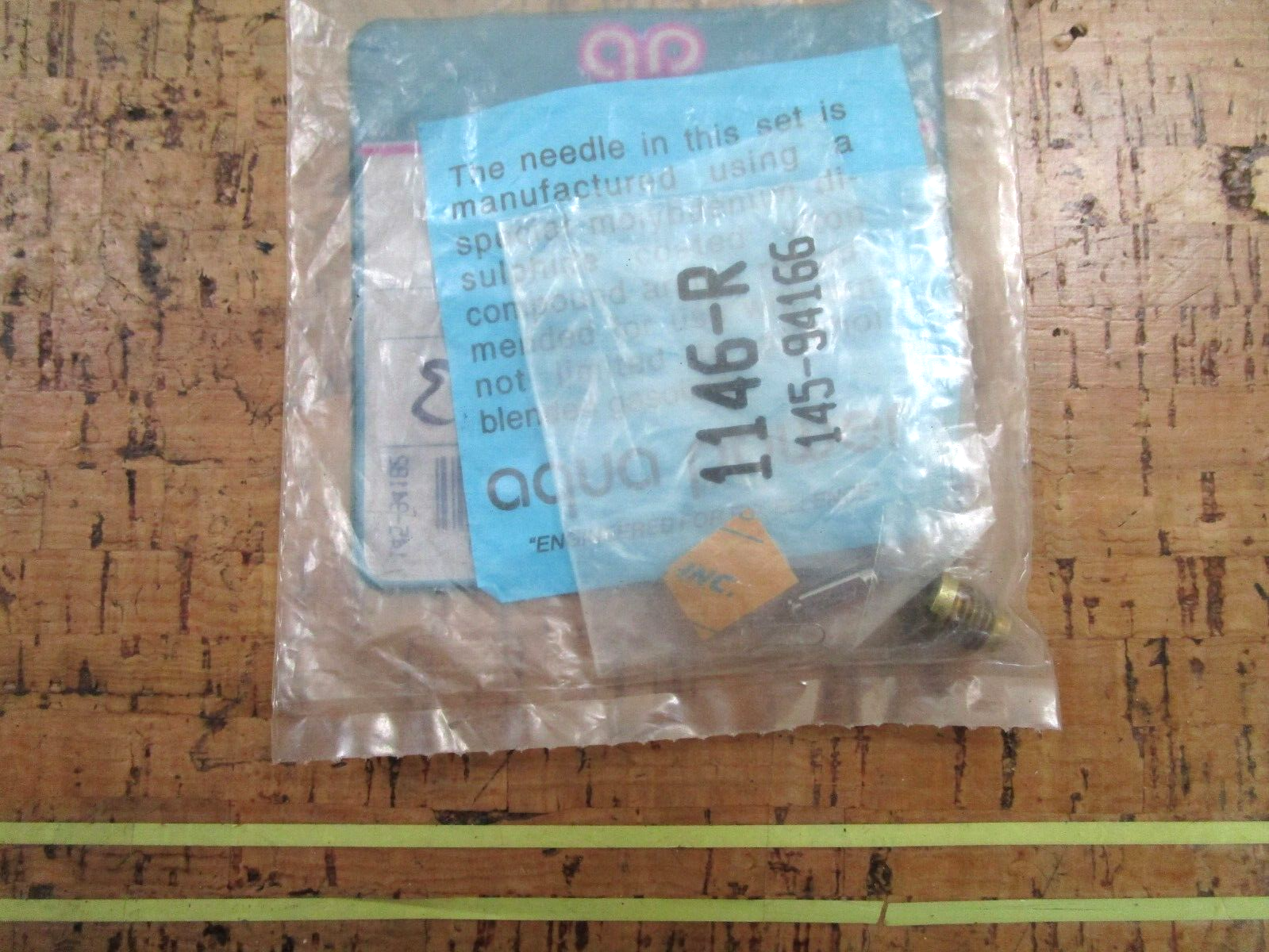 *NEW* 0750 Aqua Power NEEDLE and SEAT  1410