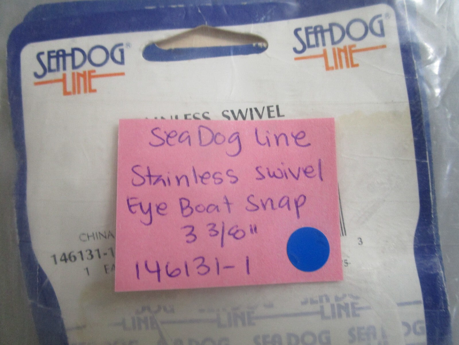 *NEW* 0810 Sea-Dog Line Stainless Swivel Eye Boat Snap 3 3/8" 146131-1