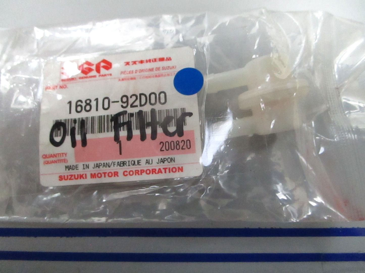 *NEW OEM* 0810 Suzuki Oil Filter 16810-92D00