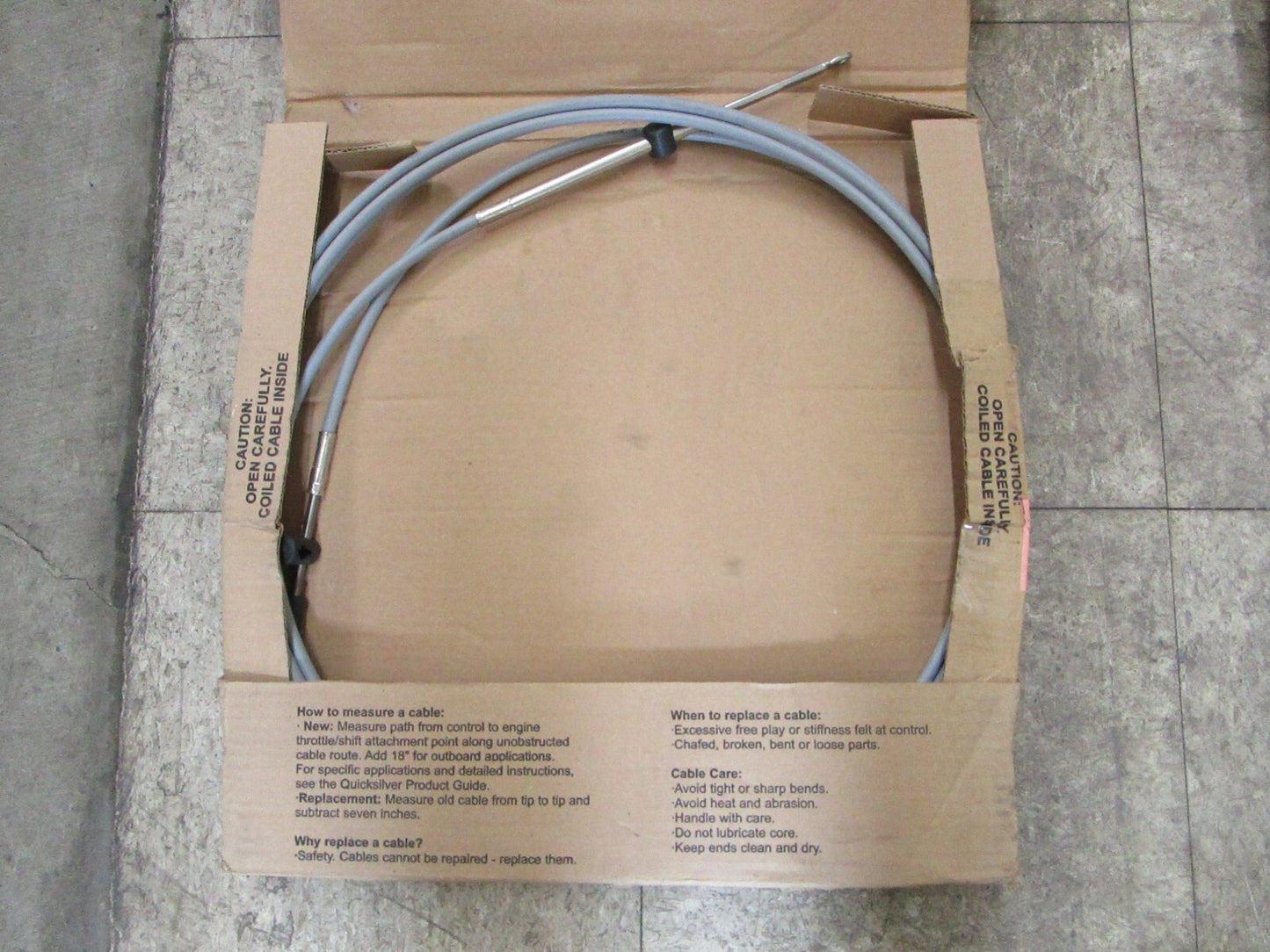 *NEW OEM* 0820 Mercury Quicksilver 19' Cable 897977A19