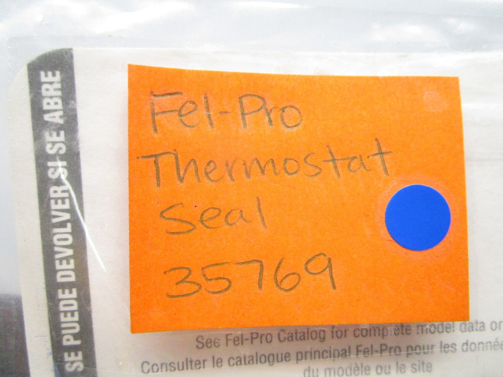 *NEW* 0810 Fel-Pro Thermostat Seal 35769