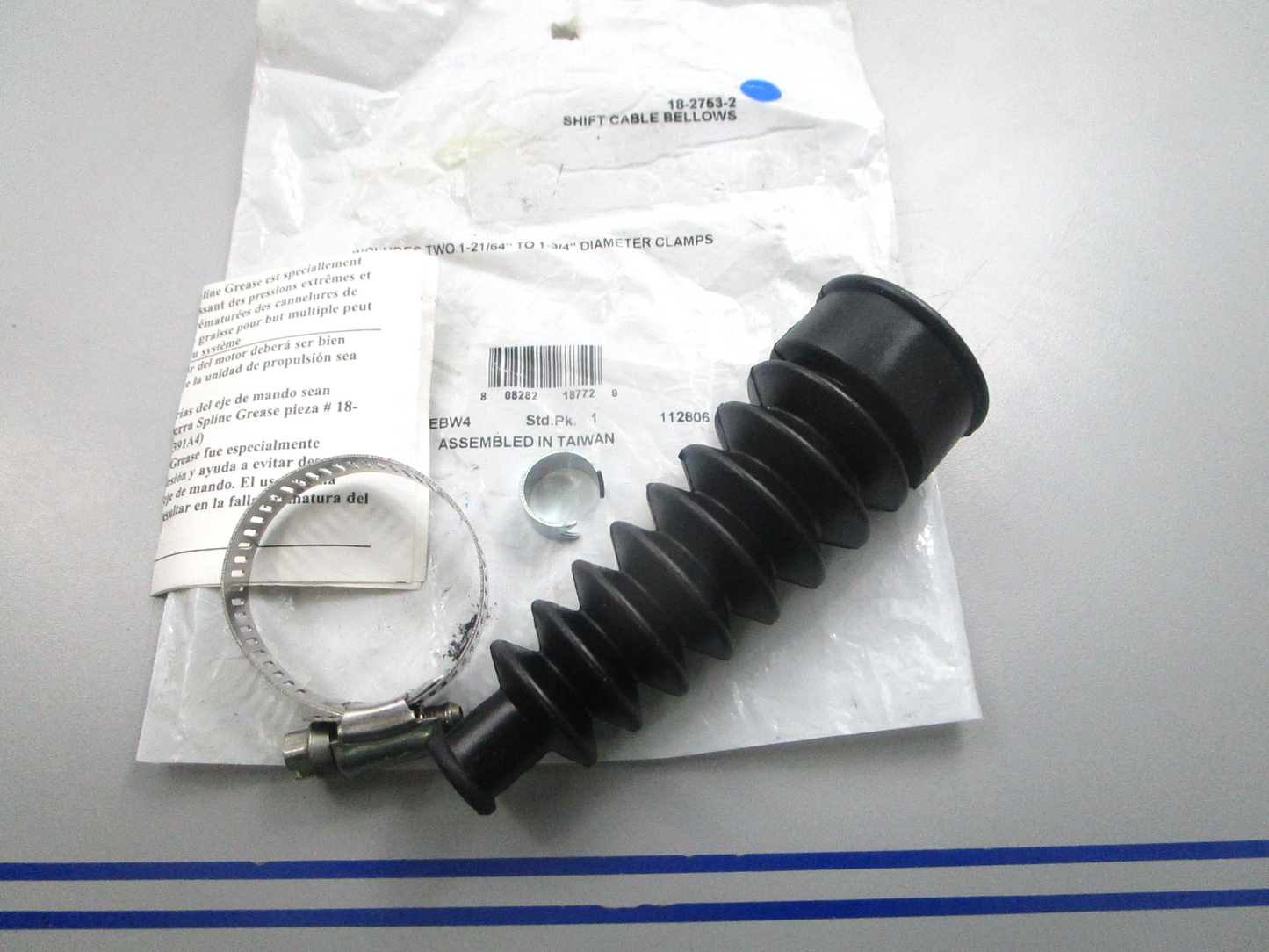 NEW Sierra 18-2753-2 Shift Cable Bellows 0810