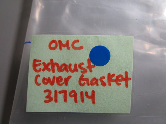 *NEW OEM* 0810 OMC Johnson Evinrude Exhaust Cover Gasket 317914 0317914