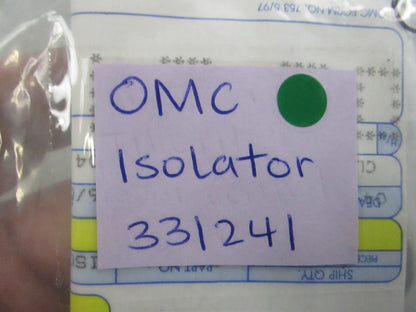 NEW OEM 331241 0331241 OMC Johnson Evinrude Isolator 0810