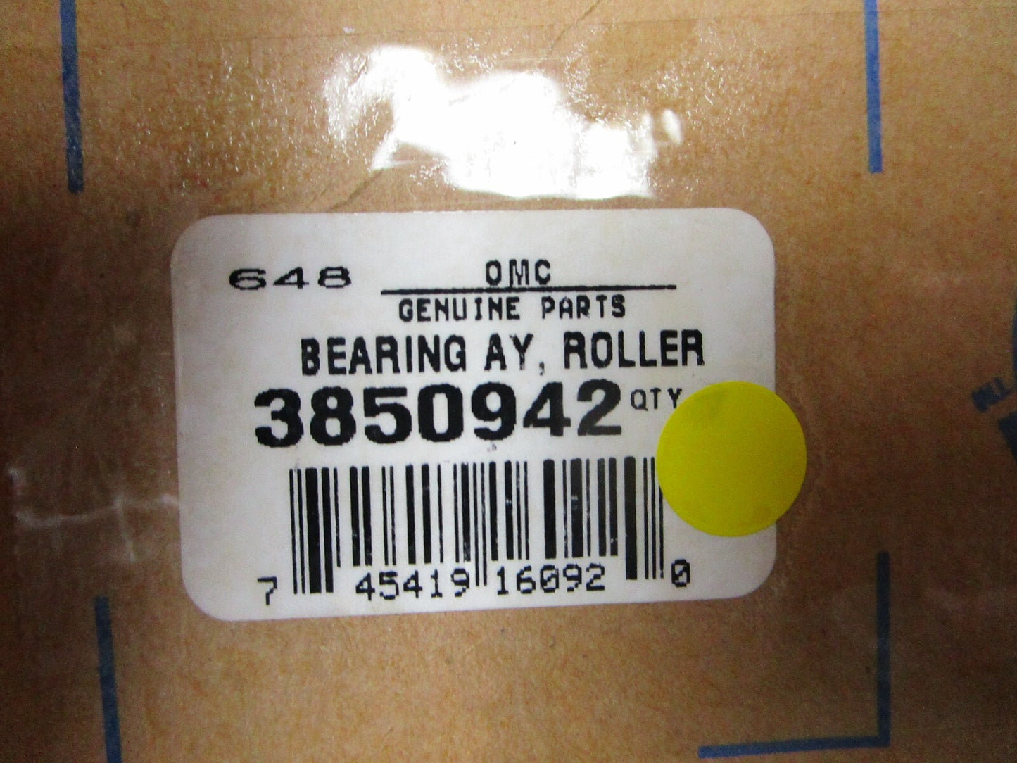 *NEW OEM* 0720 OMC Johnson Evinrude Roller Bearing Assembly 3850942