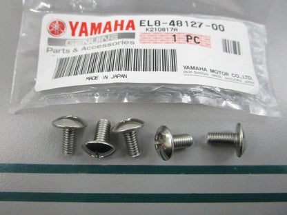 NEW OEM (LOT OF 5) EL8-48127-00-00 Yamaha Screw 0810