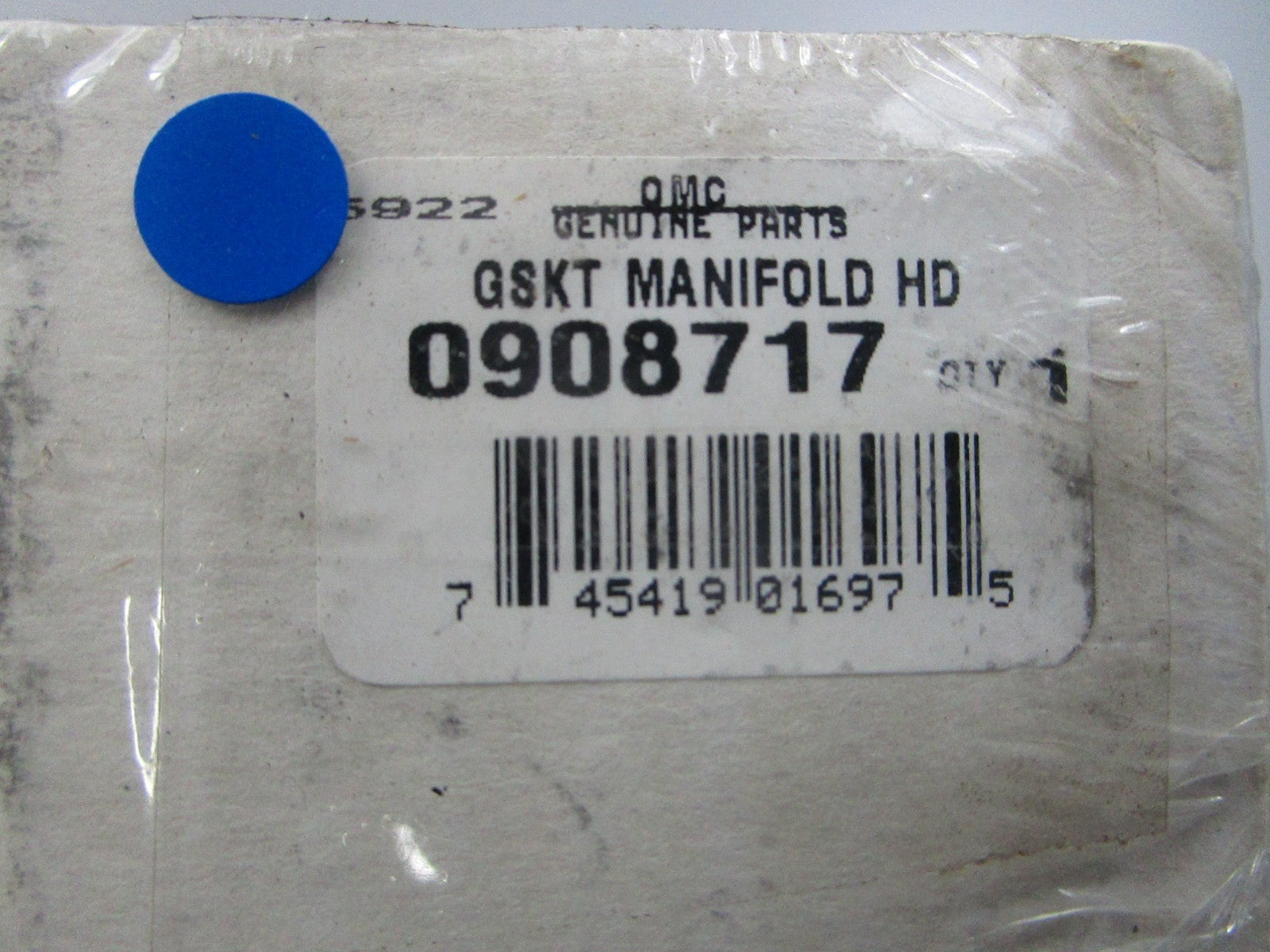 *NEW OEM* 0720 OMC Johnson Evinrude Manifold Gasket 908717 0908717