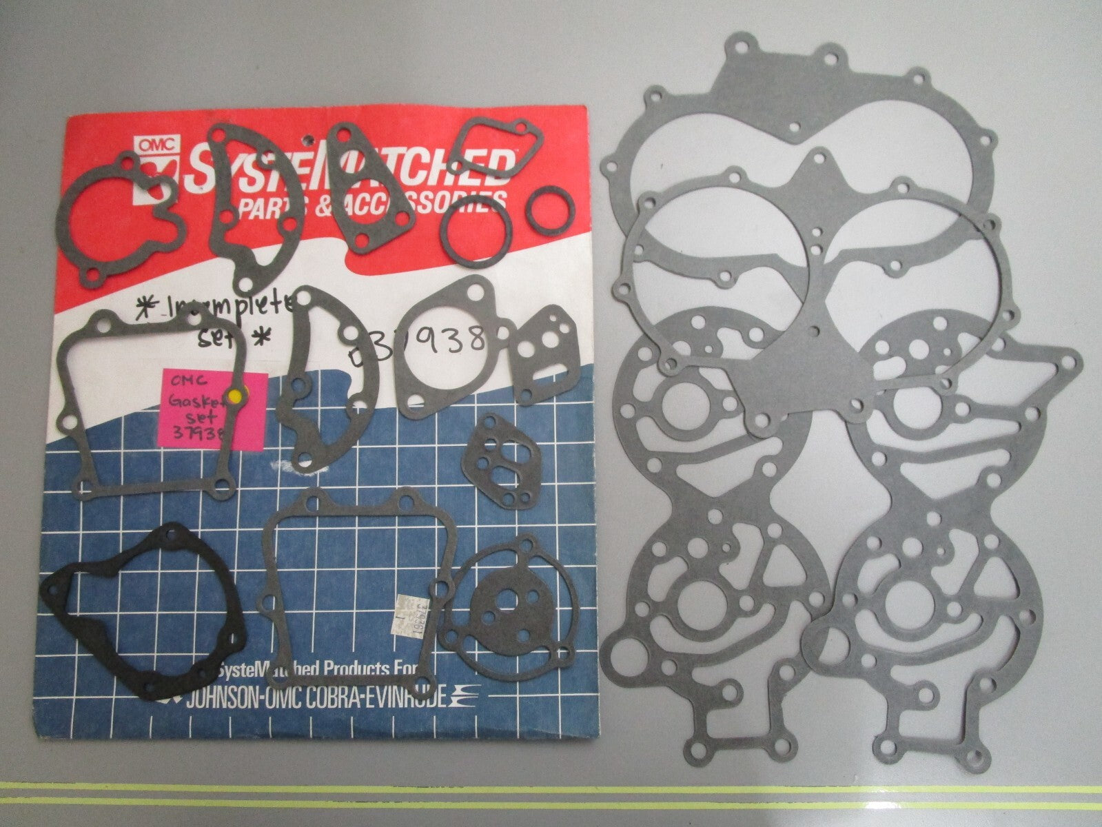 *NEW OEM* 0820 OMC Johnson Evinrude Gasket Set 379381 0379381