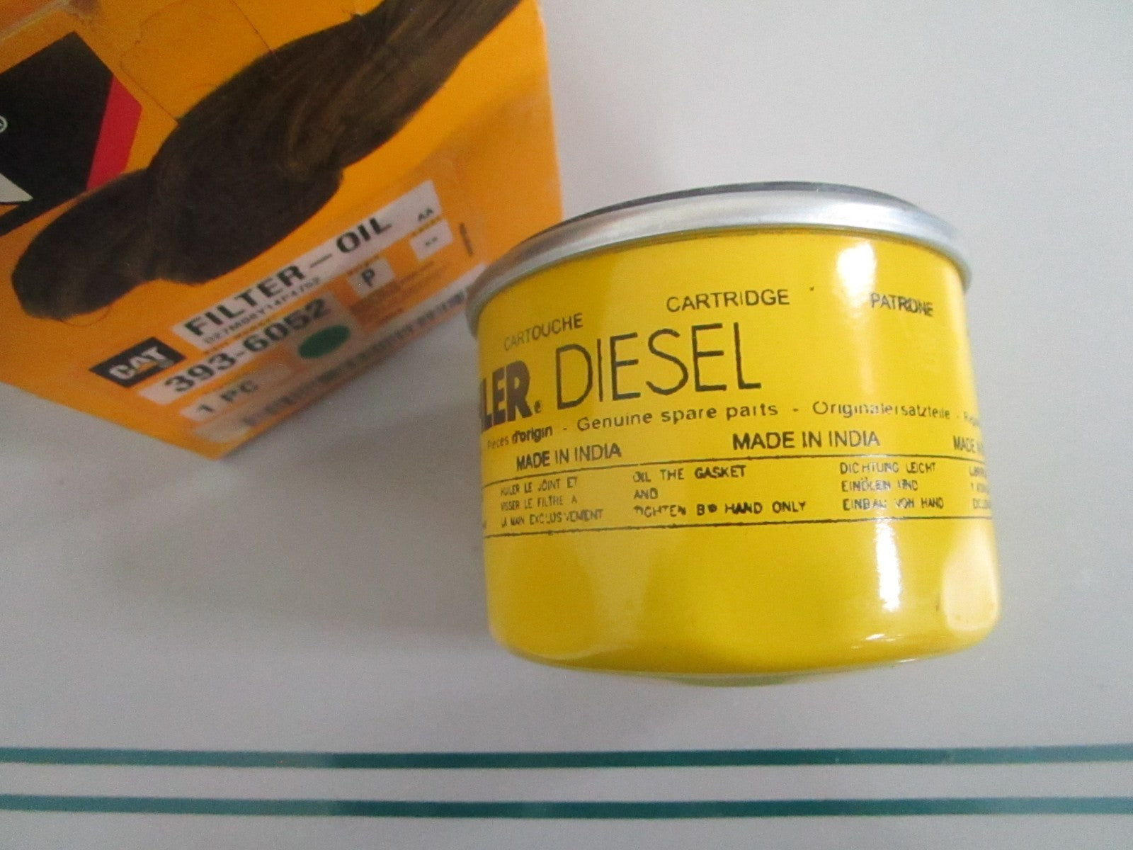 Caterpillar 393-6052 Filter Oil Engine Heavy Equipment NEW OEM 0820