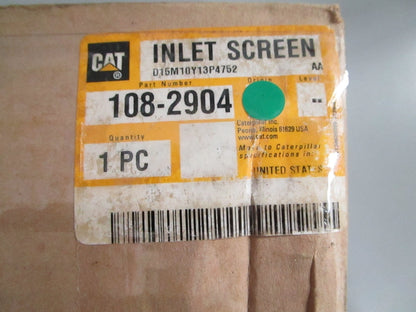 NEW OEM 108-2904 CAT Inlet Screen 0820
