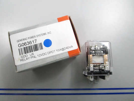 *NEW OEM* 0810 Generac Relay Panel 12VDC DPDT 10A 240VA G063617