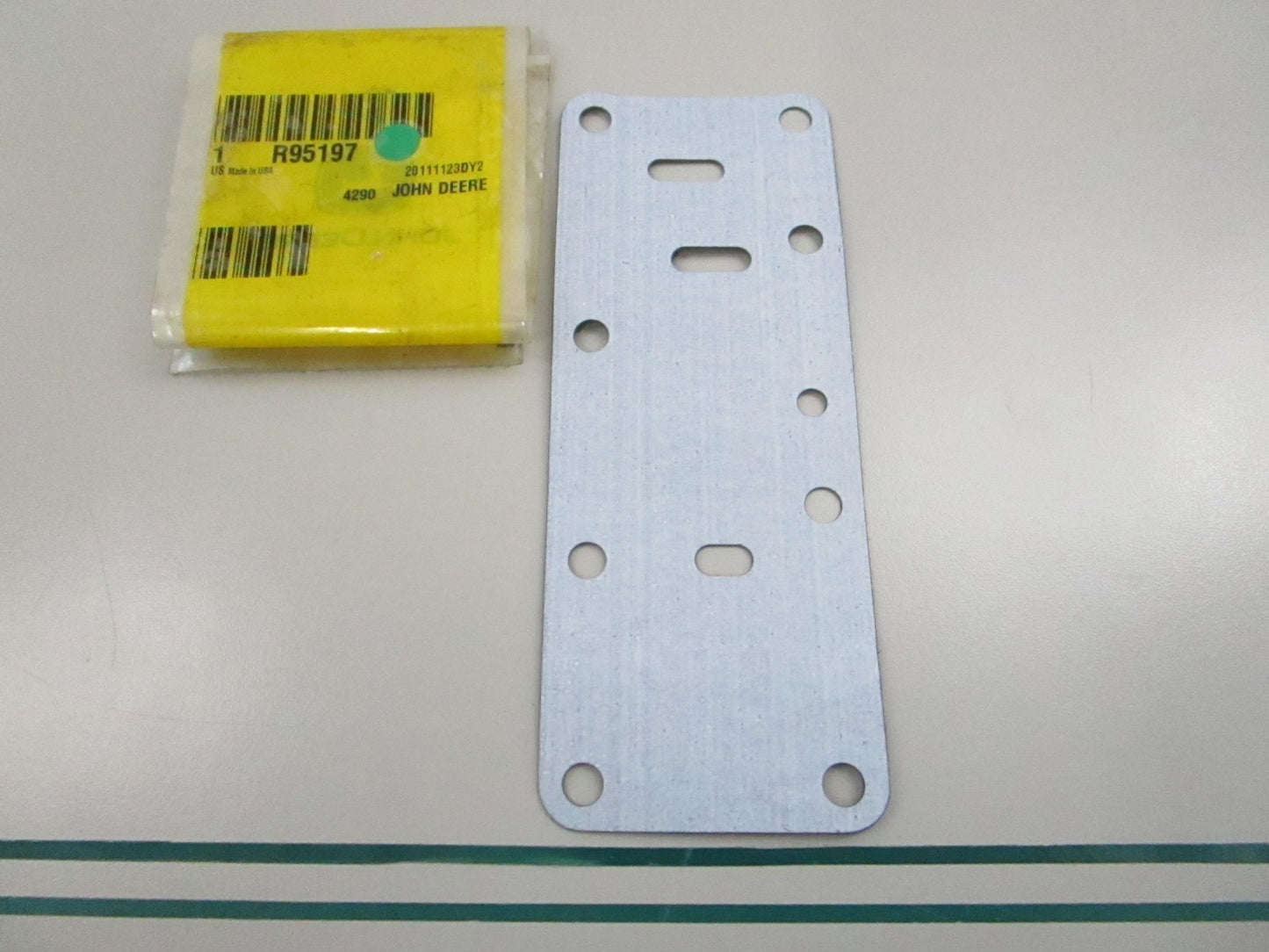 John Deere NEW OEM Steel Gasket R95197 6010 6020 6100 6200 6300 6400 NOS 0810